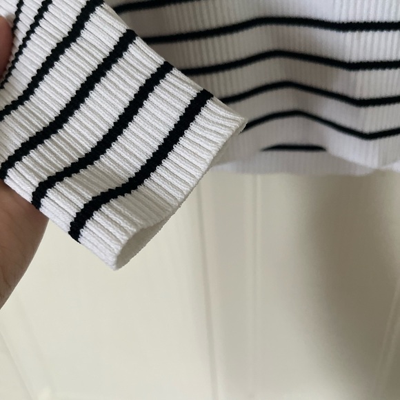 Michael Kors Striped Thick ribbed Longsleeve Shirt - Picture 9 of 9